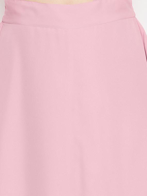tie front top with asymmetric skirt - 17289647 - Zoom Image - 5