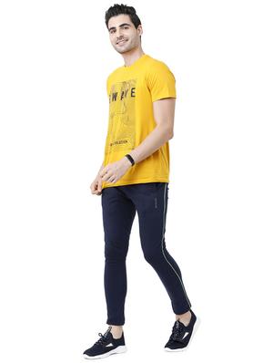 navy blue side striped track pant - 17289698 - Standard Image - 4