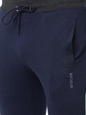 navy blue side striped track pant - 17289698 - Standard Image - 5