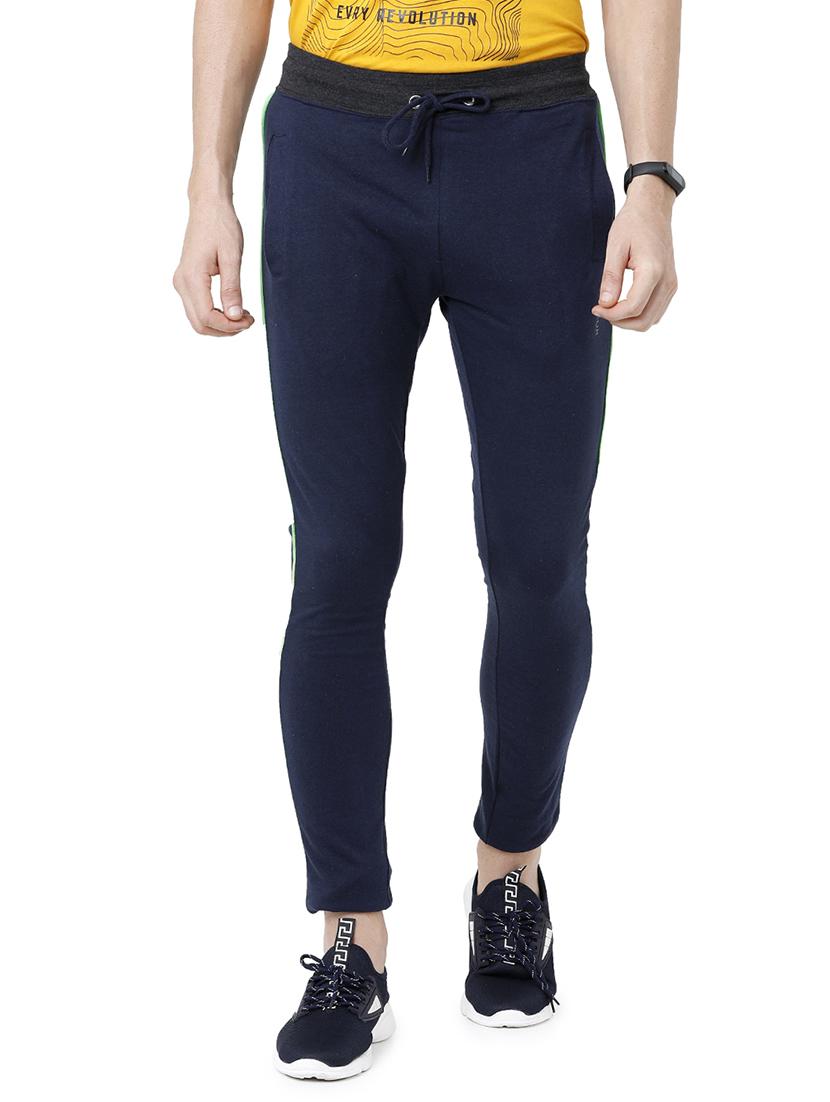 navy blue side striped track pant - 17289698 - Zoom Image - 1