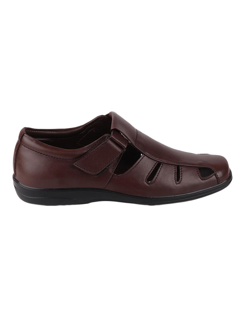 brown back strap sandals - 17289737 - Zoom Image - 2