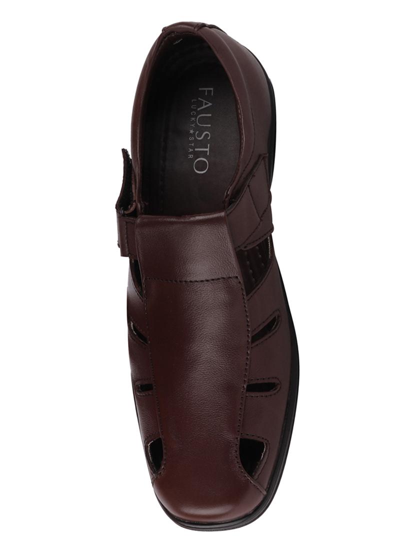 brown back strap sandals - 17289737 - Zoom Image - 3