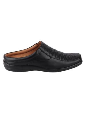 black slip on sandals - 17289738 - Standard Image - 2