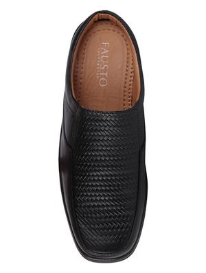 black slip on sandals - 17289738 - Standard Image - 3