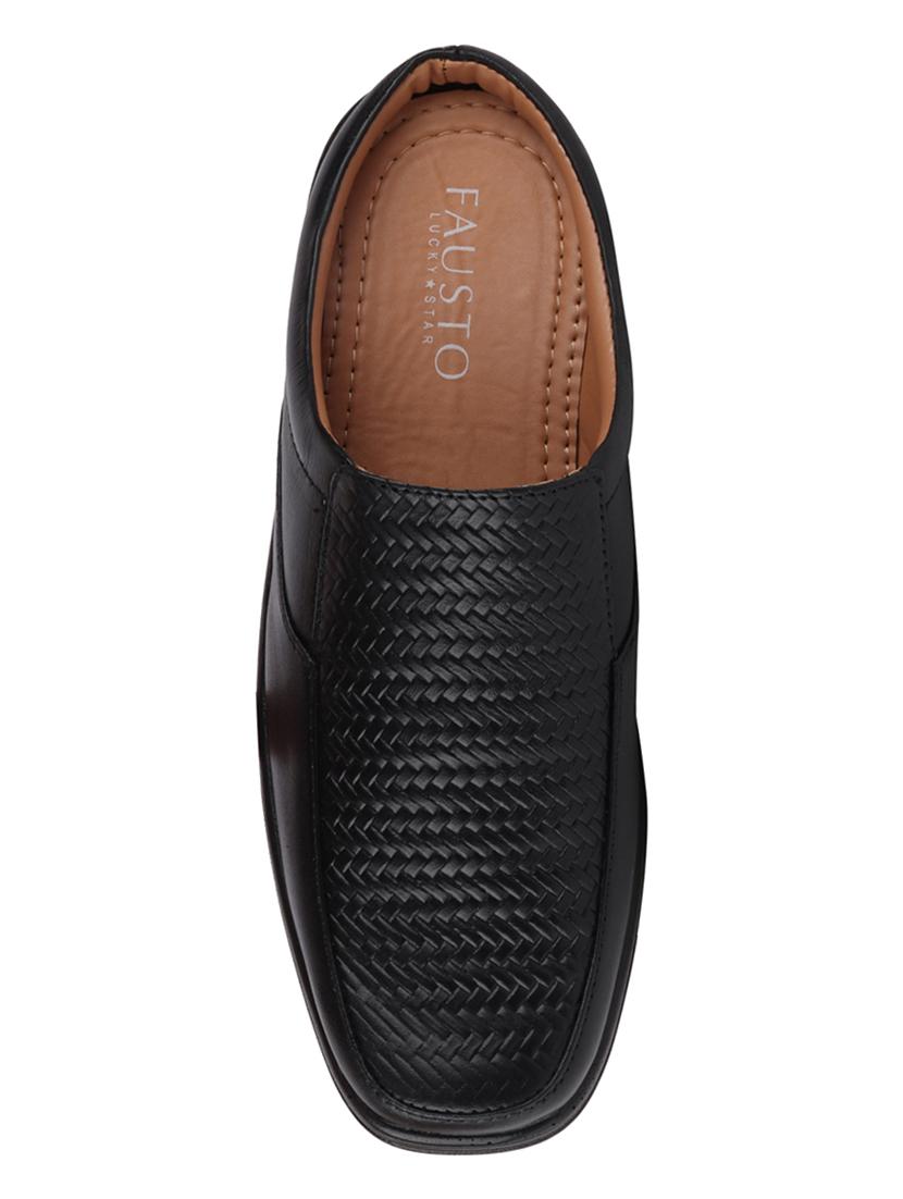 black slip on sandals - 17289738 - Zoom Image - 3