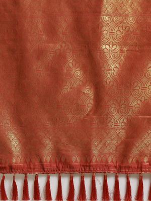 chevron banarasi saree with blouse - 17289829 - Standard Image - 5