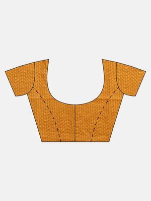 kalamkari chanderi saree with blouse - 17289878 - Standard Image - 3