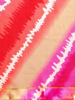 tie & dye kota doria saree with blouse - 17289932 - Standard Image - 6