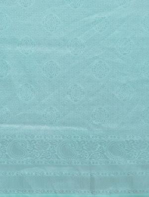 solid baluchari saree with blouse - 17289956 - Standard Image - 5