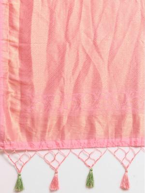 pastel baluchari saree with blouse - 17289965 - Standard Image - 5