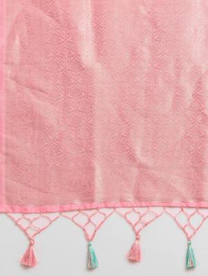 solid baluchari saree with blouse - 17289969 - Standard Image - 4