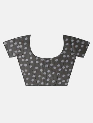 dabu printed saree with blouse - 17290041 - Standard Image - 3