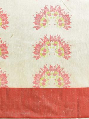 bordered bhagalpuri saree with blouse - 17290053 - Standard Image - 4