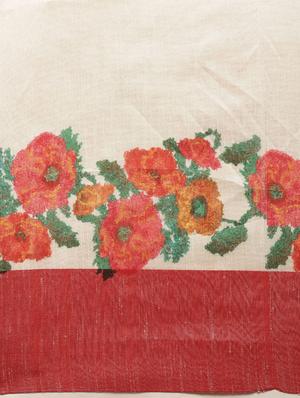 floral bhagalpuri saree with blouse - 17290054 - Standard Image - 5