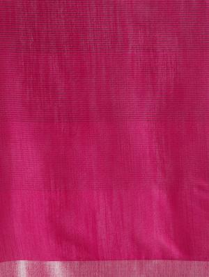 solid bordered saree with blouse - 17290170 - Standard Image - 3