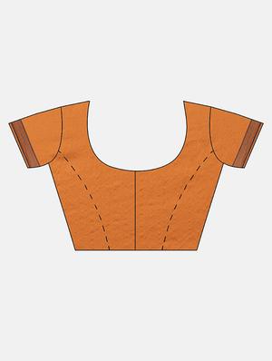 self design jamdani saree with blouse - 17290186 - Standard Image - 5