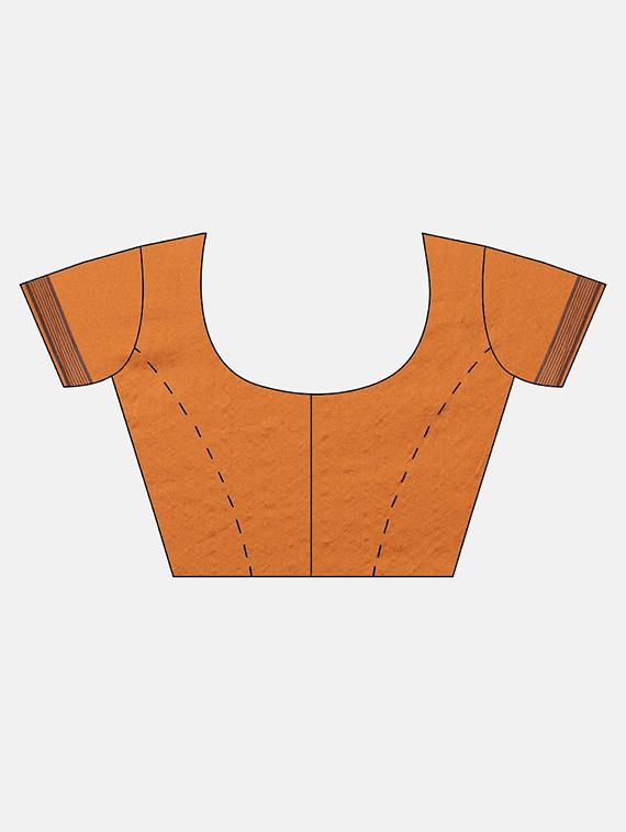 self design jamdani saree with blouse - 17290186 - Zoom Image - 5