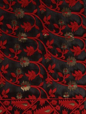 self design jamdani saree with blouse - 17290187 - Standard Image - 4