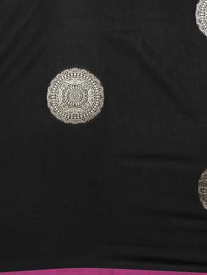 self design banarasi saree with blouse - 17290264 - Standard Image - 5