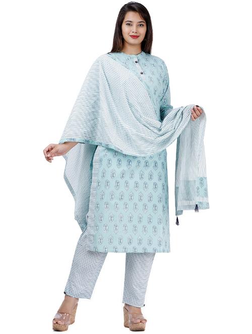 paisley kurta pant set - 17290324 - Standard Image - 1
