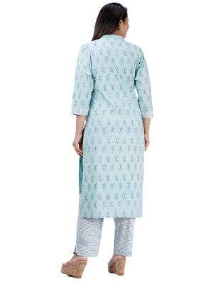 paisley kurta pant set - 17290324 - Standard Image - 3