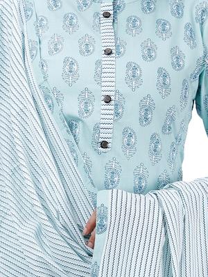paisley kurta pant set - 17290324 - Standard Image - 4