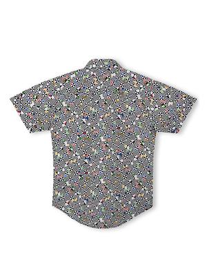 black colored cotton shirt - 17290368 - Standard Image - 2