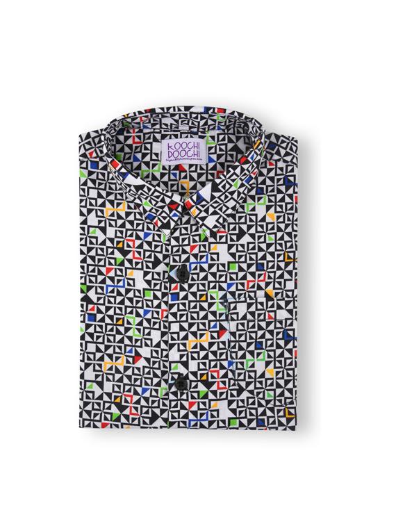 black colored cotton shirt - 17290368 - Zoom Image - 4