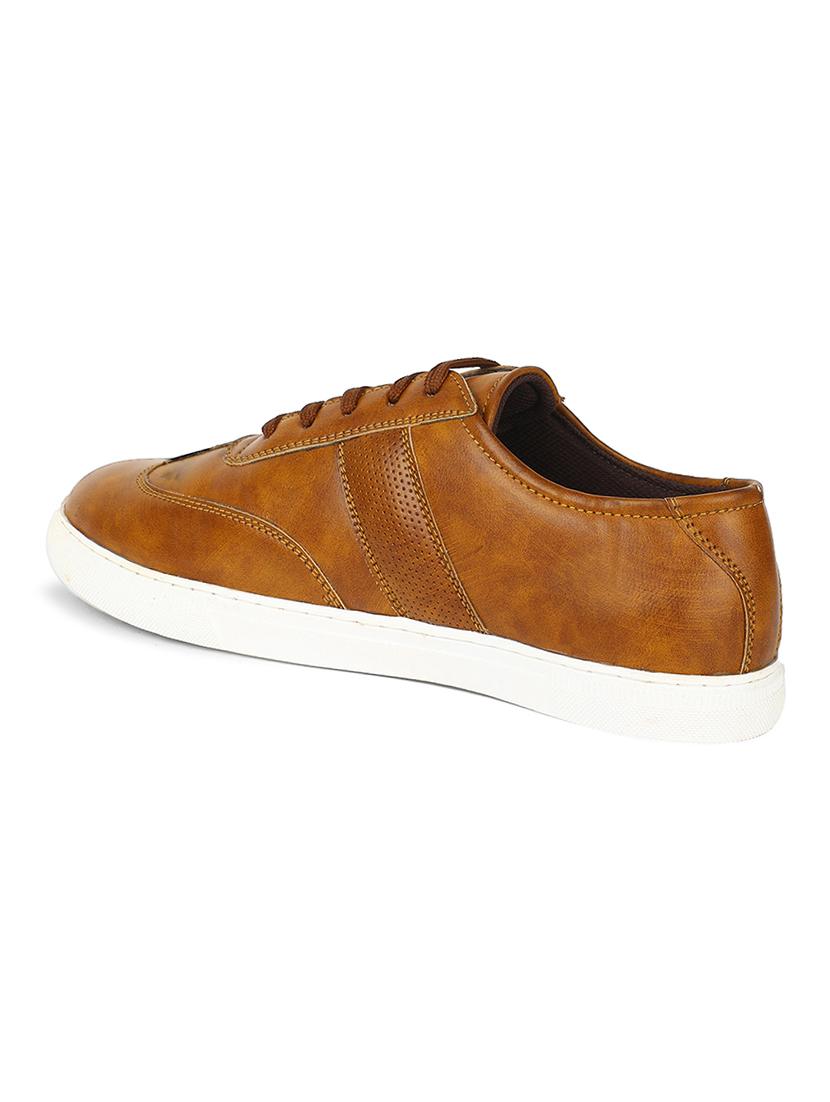 tan lace up sneaker - 17291118 - Zoom Image - 3