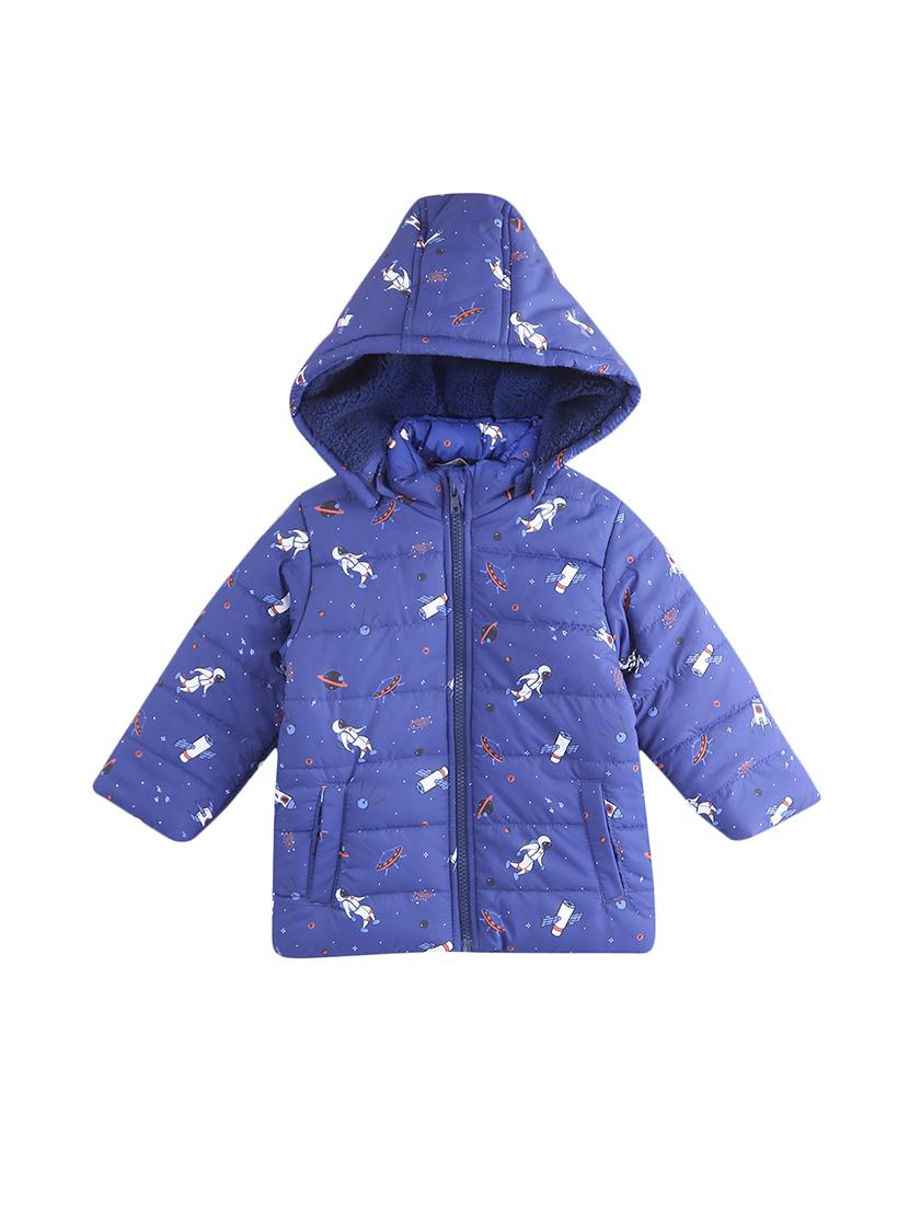 blue polyester quilted jackets & coat - 17291137 - Zoom Image - 1