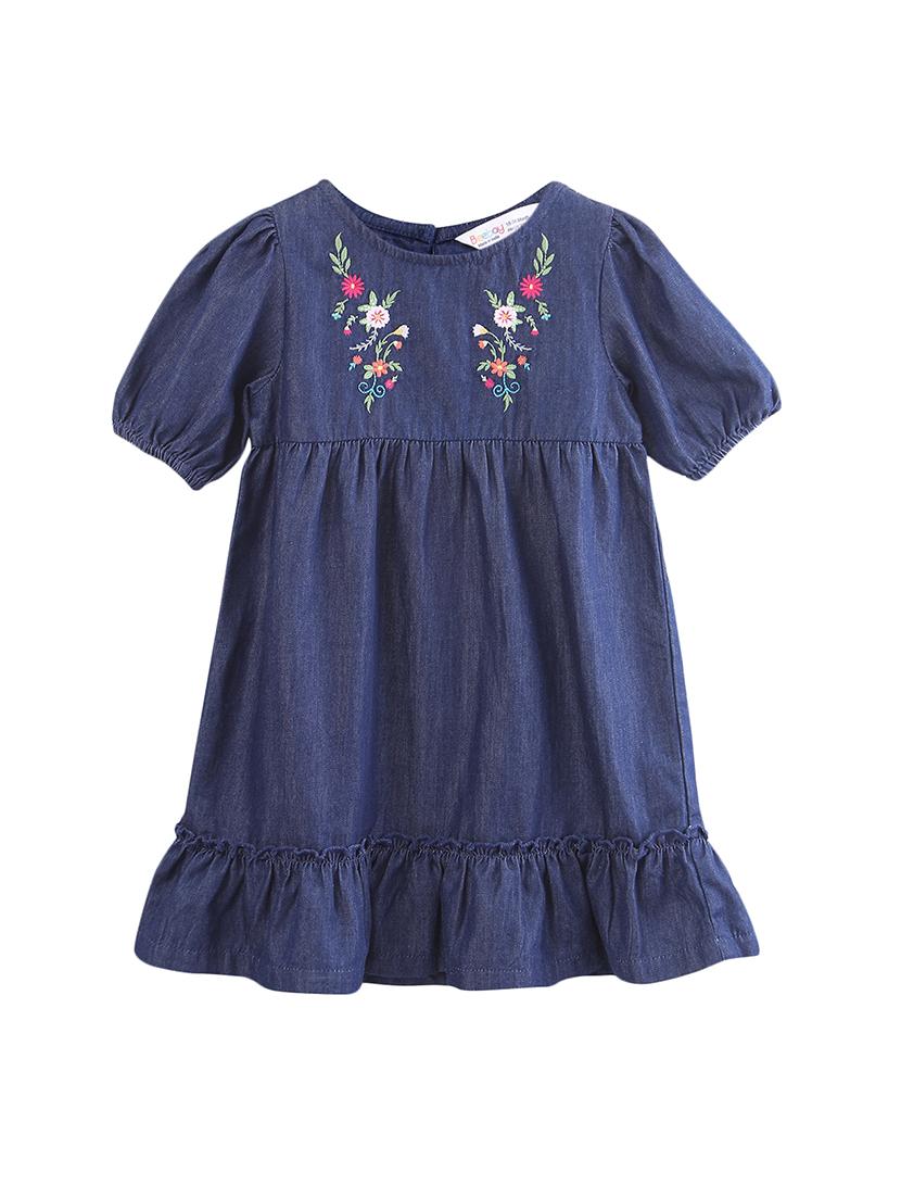 blue cotton frock - 17291145 - Zoom Image - 1
