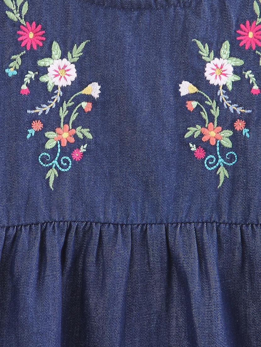 blue cotton frock - 17291145 - Zoom Image - 3