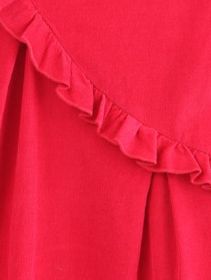 red cotton frock - 17291146 - Standard Image - 3