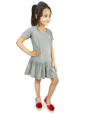 grey cotton frock - 17292291 - Standard Image - 2
