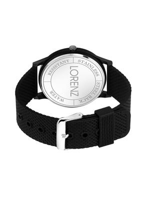 lorenz black dial watch & leather bracelet for men\boys | 2041-br1 - 17292473 - Standard Image - 3