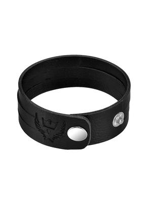 lorenz black dial watch & leather bracelet for men\boys | 2041-br1 - 17292473 - Standard Image - 4