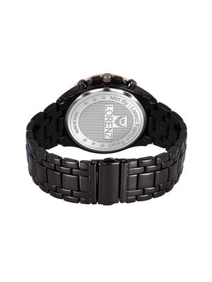 lorenz black dial analog watch watch & leather bracelet for men\boys | 3058-br4 - 17292479 - Standard Image - 3
