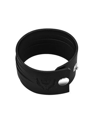 lorenz black dial analog watch watch & leather bracelet for men\boys | 3058-br4 - 17292479 - Standard Image - 4