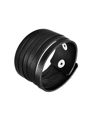 lorenz black dial analog watch watch & leather bracelet for men\boys | 3058-br4 - 17292479 - Standard Image - 5