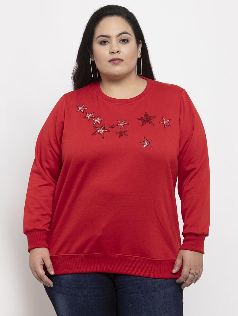 graphic fleece regular sweatshirt - 17293026 - Zoom Image - 1