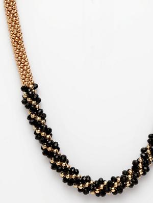 black brass short necklace - 17293150 - Standard Image - 3