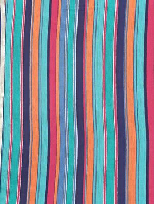 striped printed saree with blouse - 17293897 - Standard Image - 4