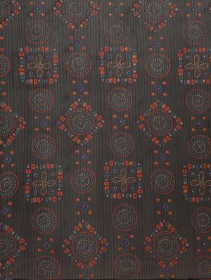 geometrical printed saree with blouse - 17293968 - Standard Image - 4