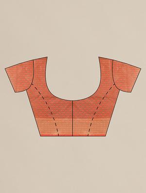 geometric banarasi saree with blouse - 17293993 - Standard Image - 3