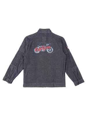 dark blue cotton blend bomber jackets - 17294232 - Standard Image - 2