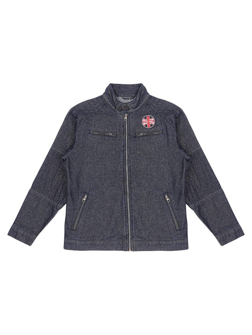 dark blue cotton blend bomber jackets - 17294232 - Zoom Image - 1