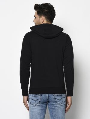 black solid sweatshirt - 17294332 - Standard Image - 4