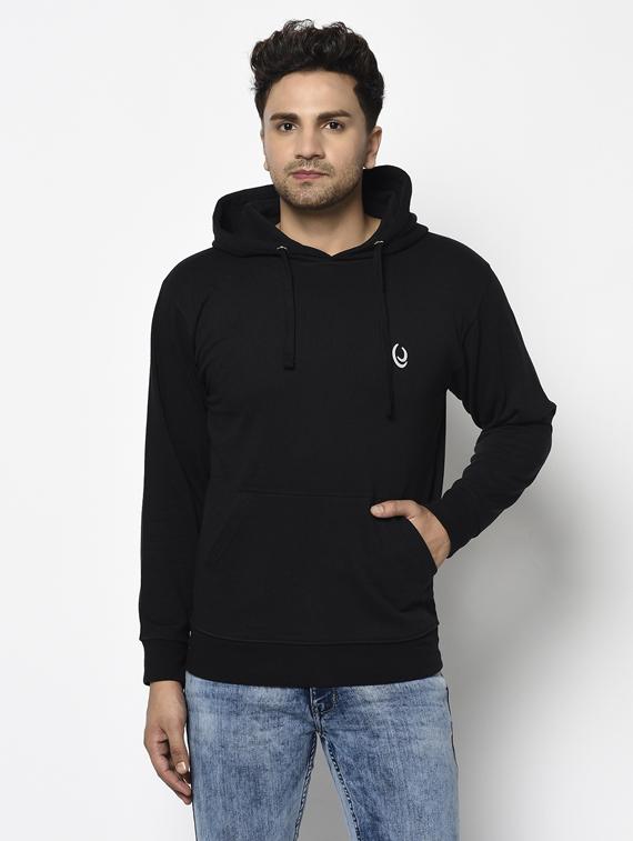 black solid sweatshirt - 17294332 - Zoom Image - 1