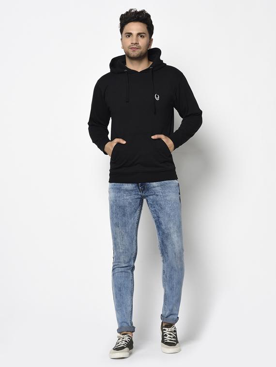 black solid sweatshirt - 17294332 - Zoom Image - 5