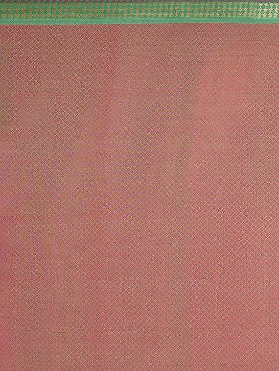 bordered banarasi saree with blouse - 17294545 - Zoom Image - 4